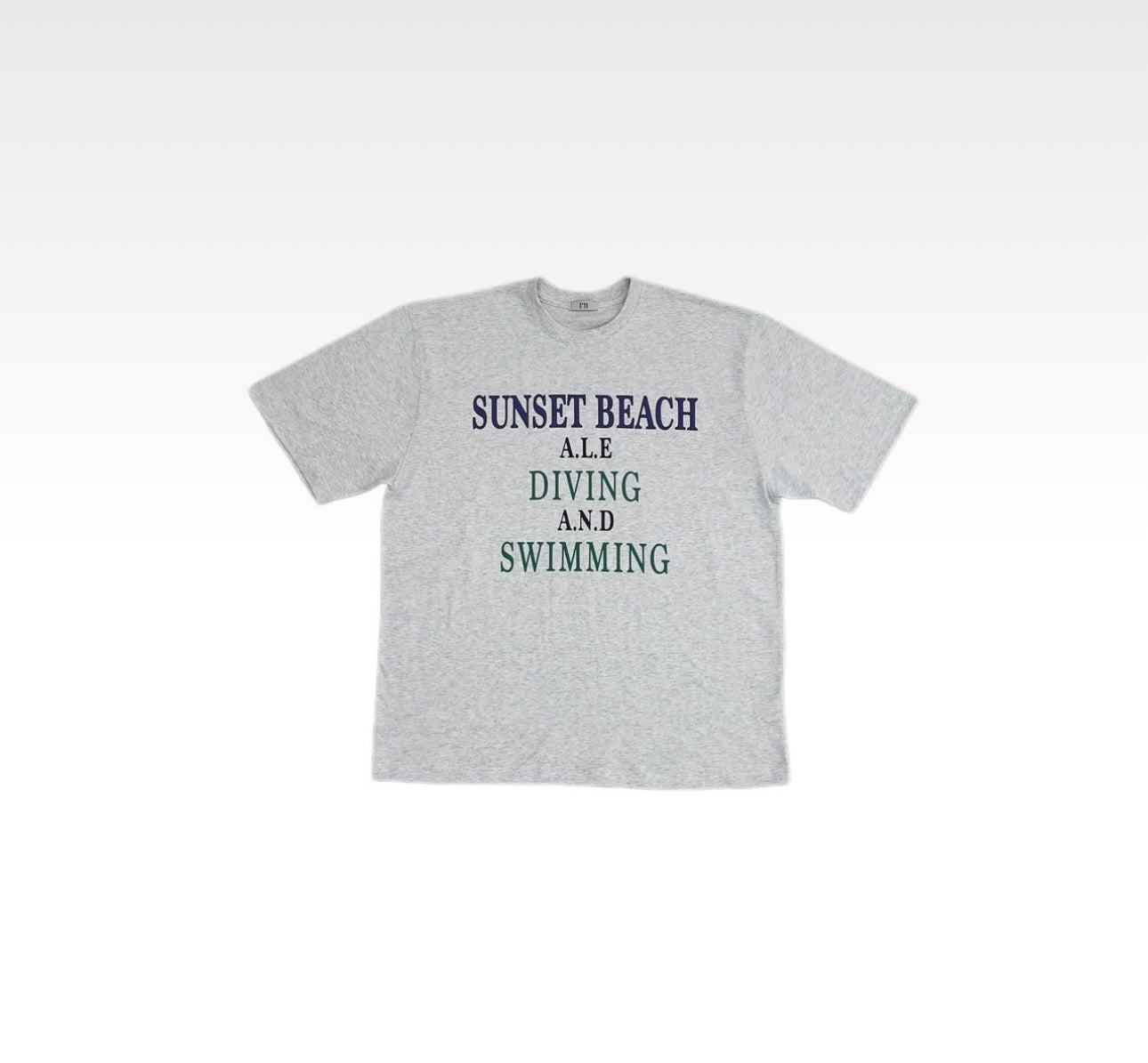 SUNSET BEACH 三色字 TEE［ 3 COLOUR ］