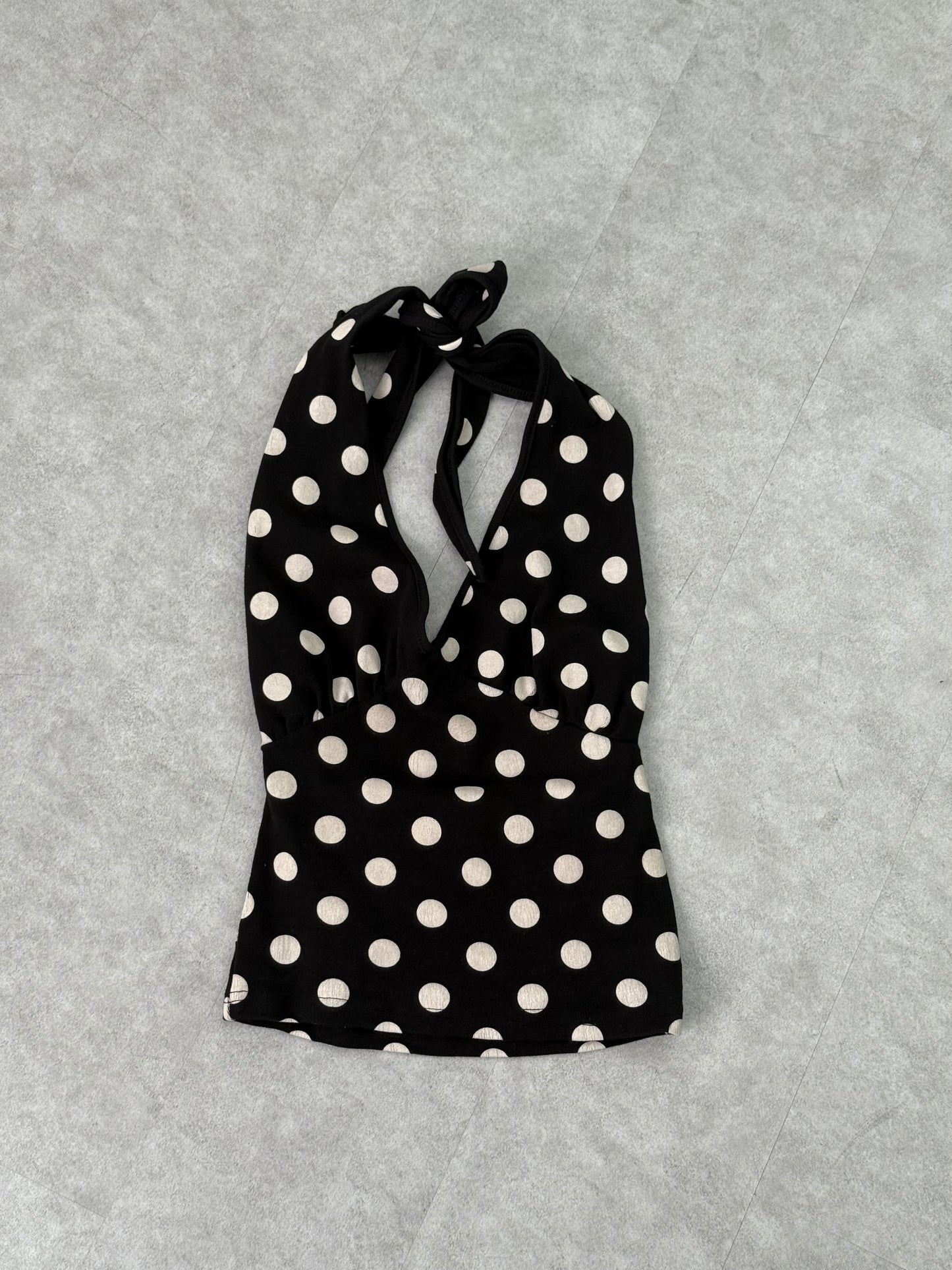 波點排掛頸背心 [2 COLOURS]