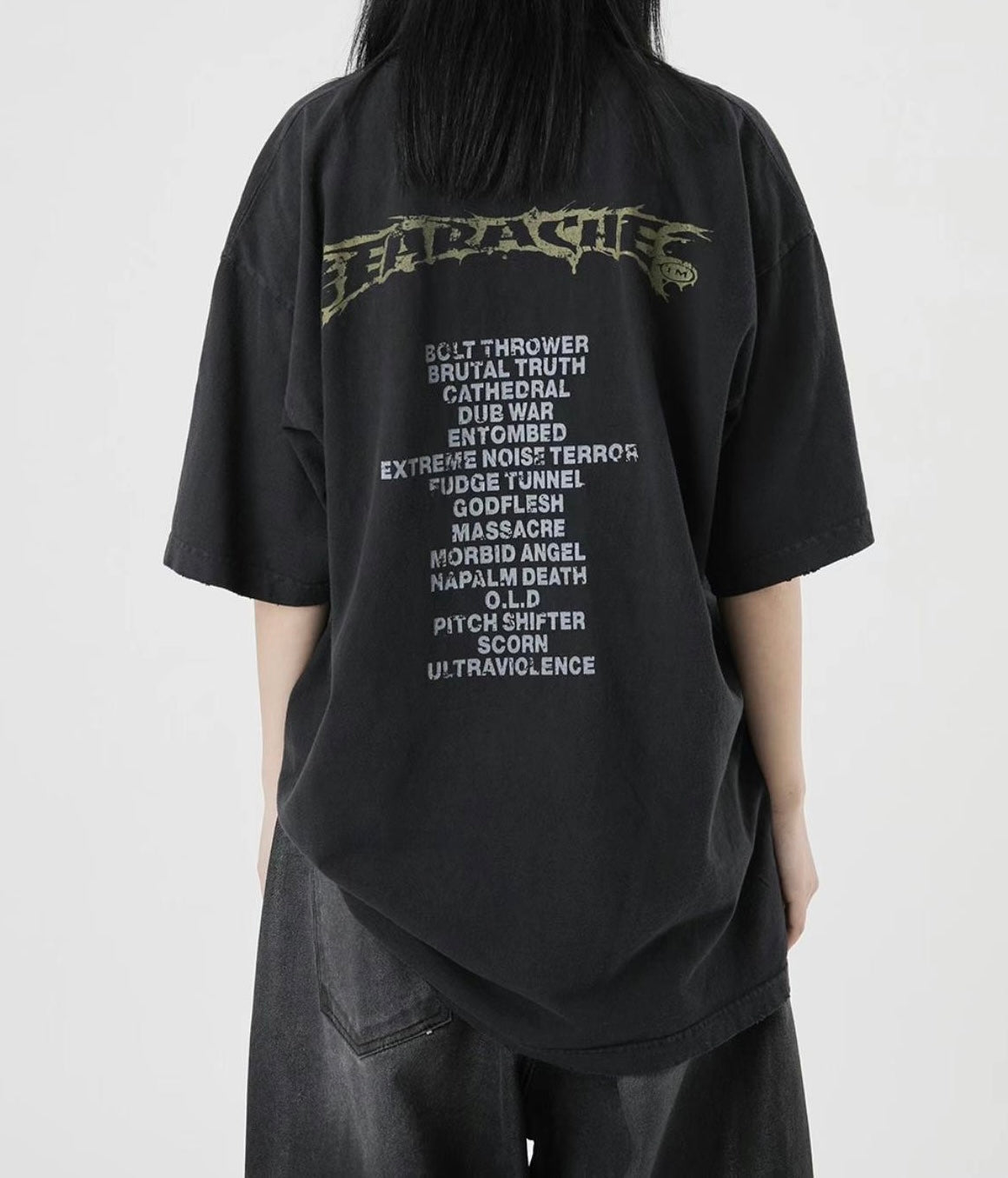 EARACHE造舊BAND TEE