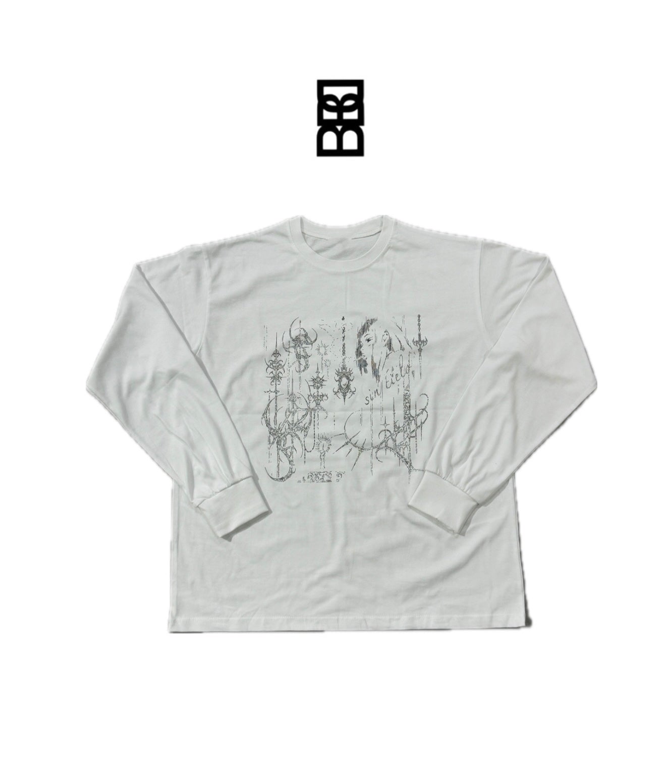 素描圖像長袖衫［ 3 COLOURS ］