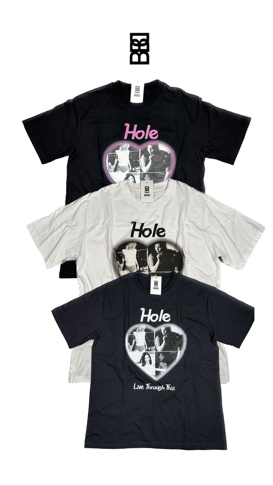 Hole心心人像 TEE［ 3 COLOUR ］