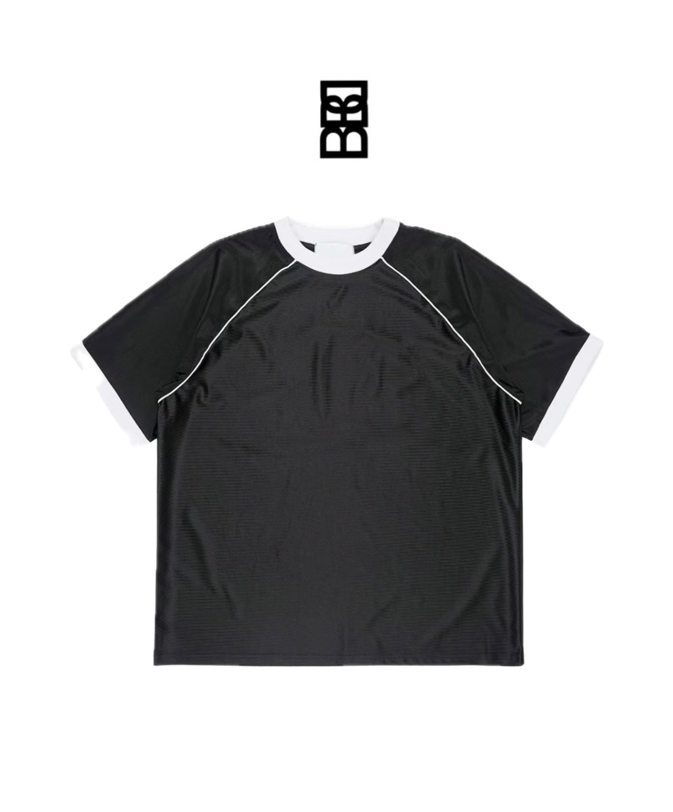 拼色袖鍛面運動短袖TEE［ 3 COLOURS ］