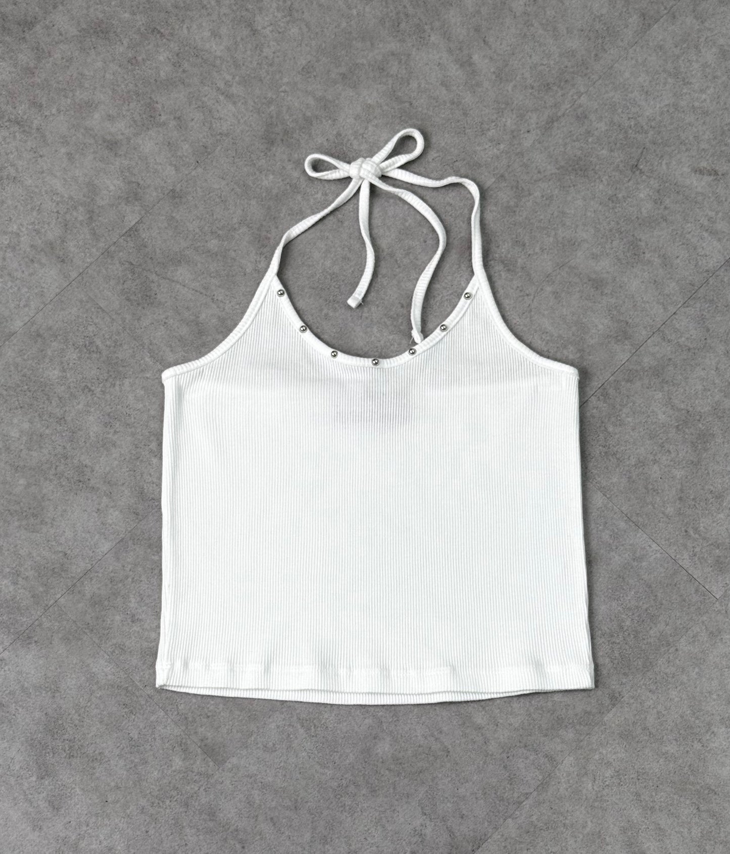 窩釘掛頸背心 [3 COLOURS]