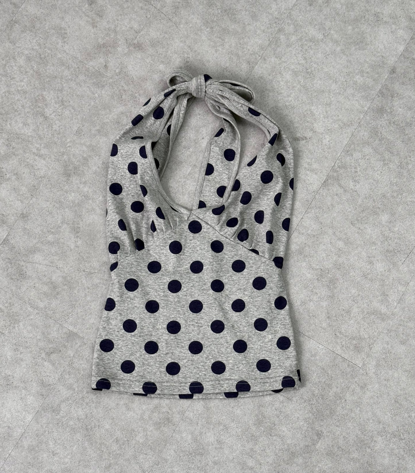 波點排掛頸背心 [2 COLOURS]