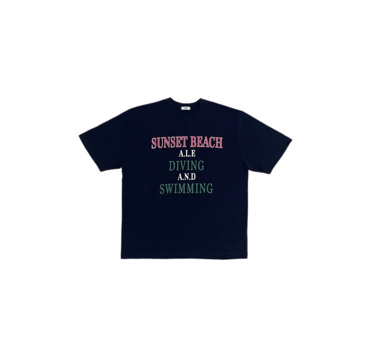 SUNSET BEACH 三色字 TEE［ 3 COLOUR ］