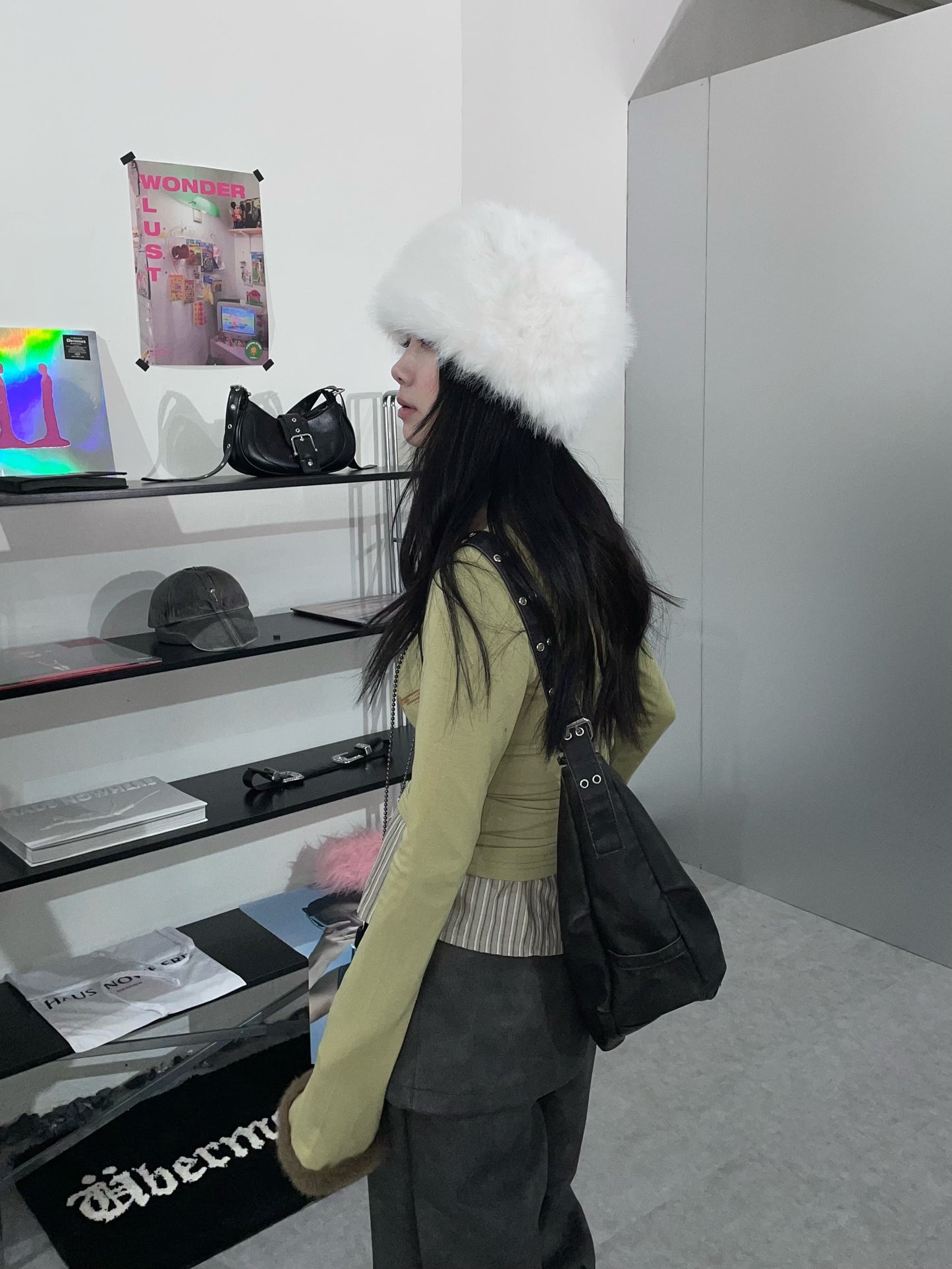 炸毛毛毛帽
