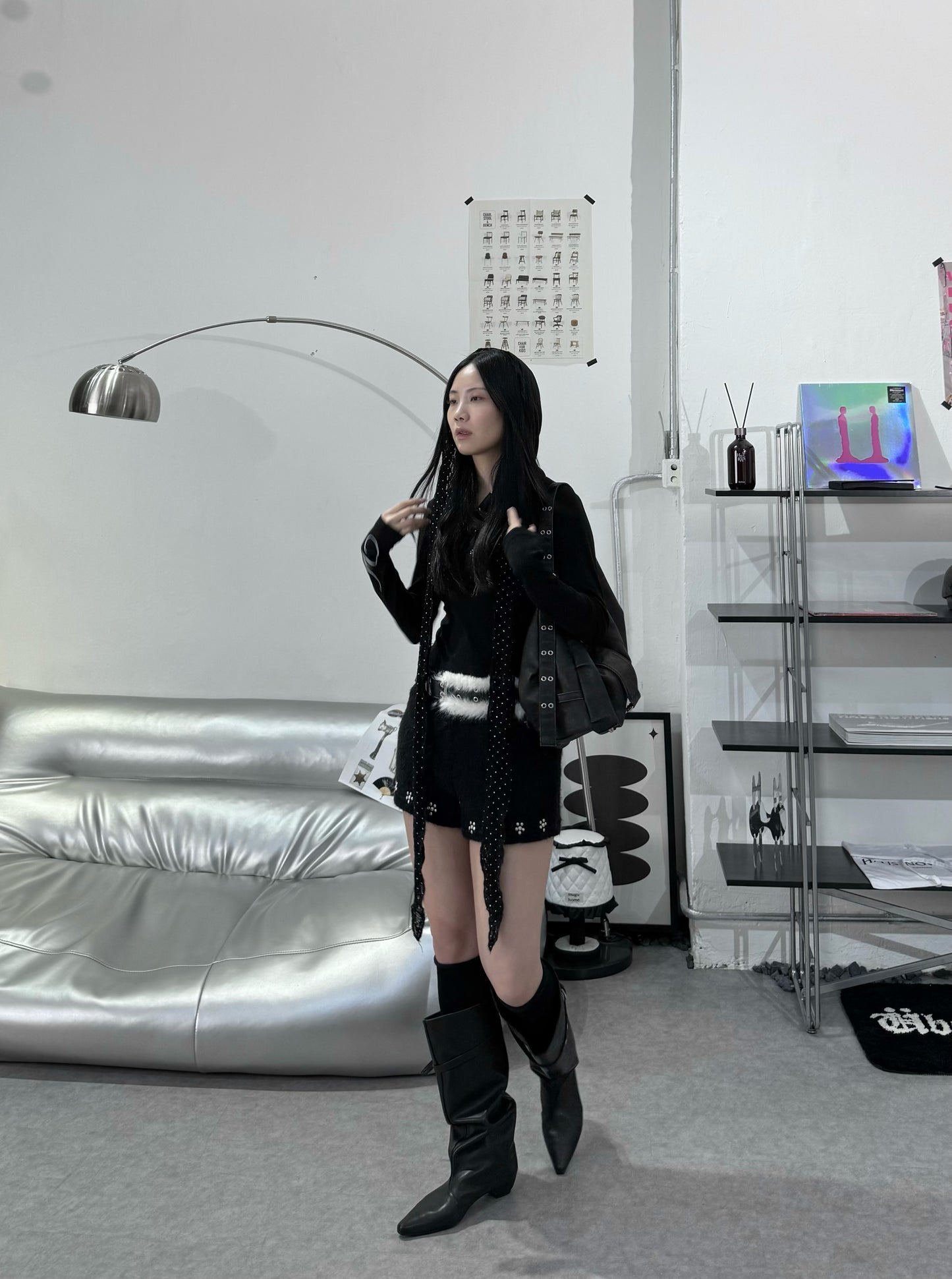 WAVE GIRL連帽長䄂Tee