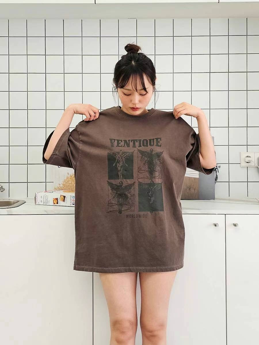 VENTIQUE 四天使洗水短袖TEE［ 3 COLOURS ］