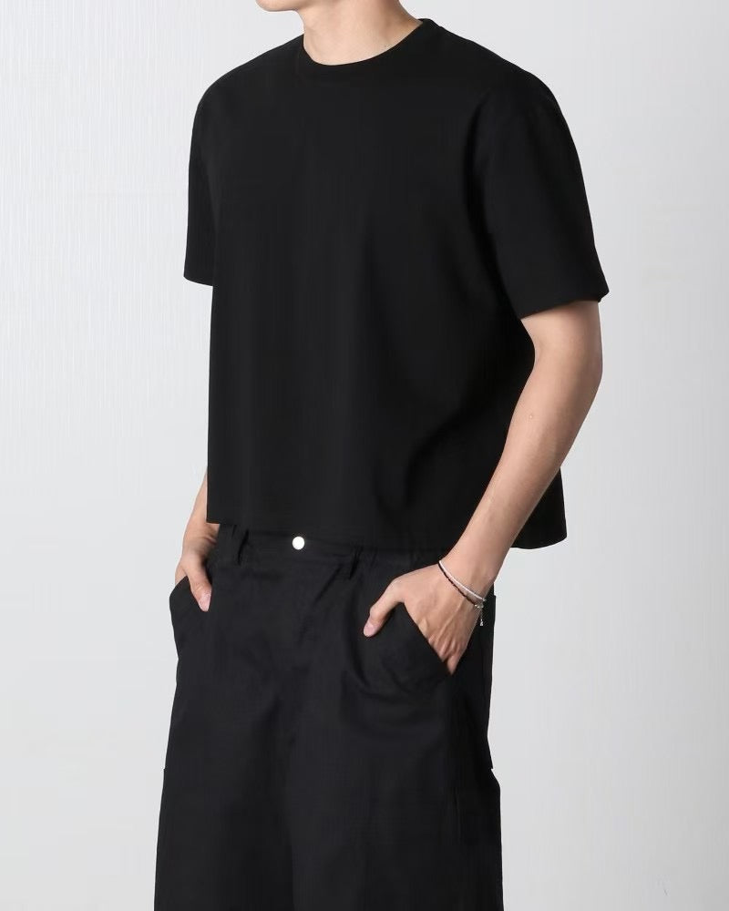 62CM 寬鬆純色短袖TEE [ 3 COLOURS ]