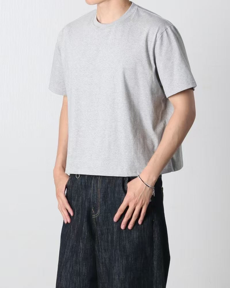 62CM 寬鬆純色短袖TEE [ 3 COLOURS ]
