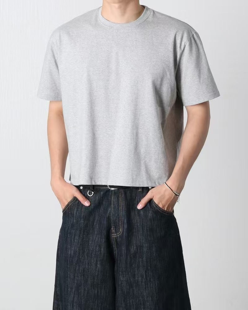 62CM 寬鬆純色短袖TEE [ 3 COLOURS ]