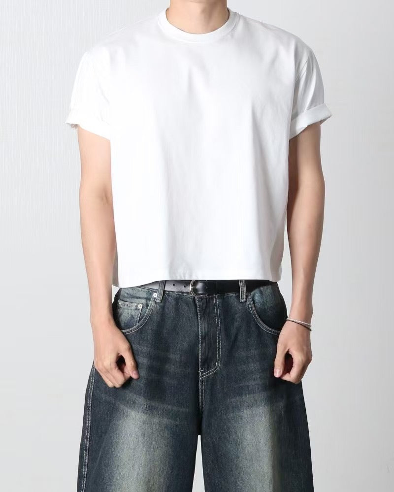 62CM 寬鬆純色短袖TEE [ 3 COLOURS ]