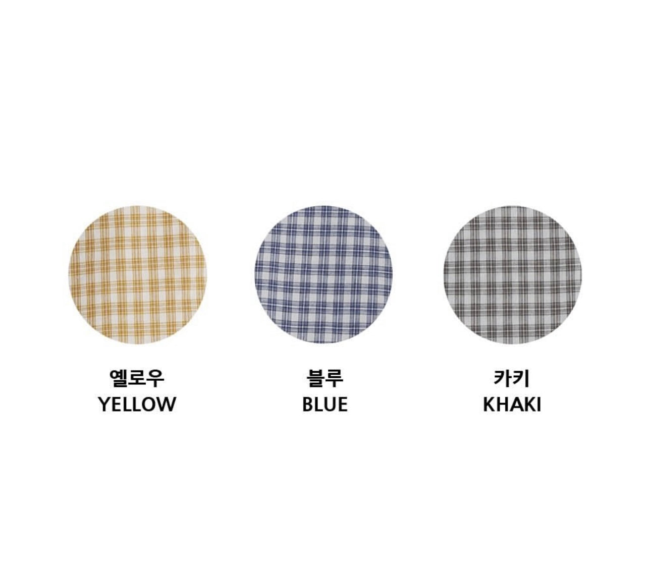 連帽雙色格仔紋恤衫［ 3 COLOURS ］