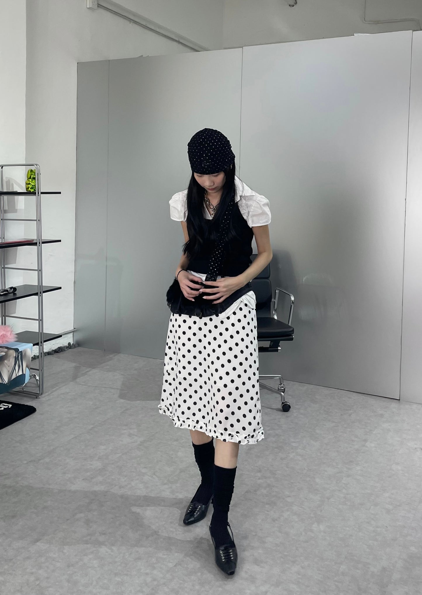 窩釘掛頸背心 [3 COLOURS]