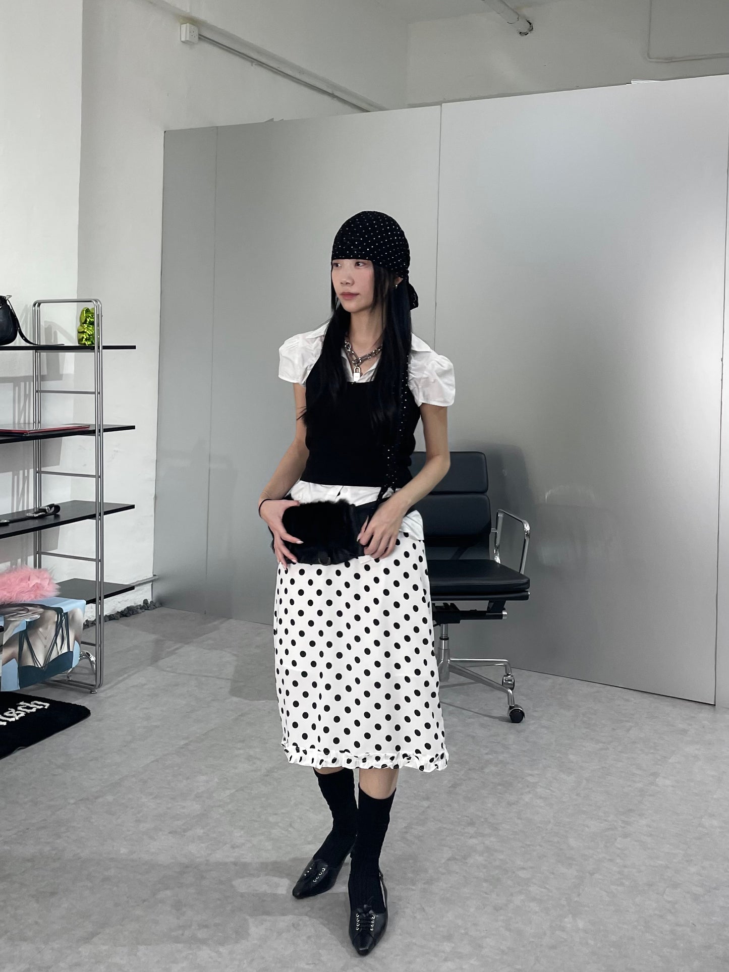 窩釘掛頸背心 [3 COLOURS]