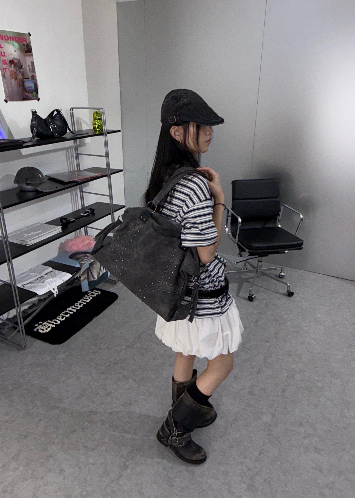 短版橫間短袖POLO衫［ 4 COLOURS ]