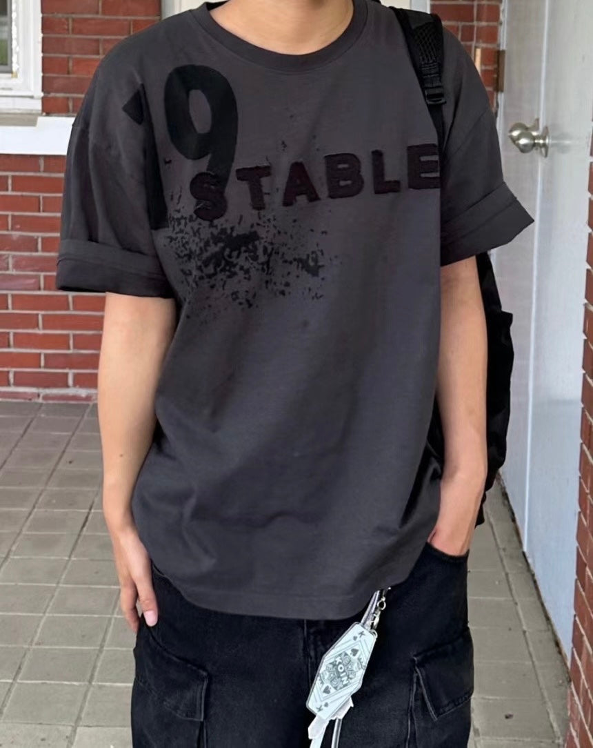 19 STABLE 潑墨短袖TEE［ 3 COLOURS ］