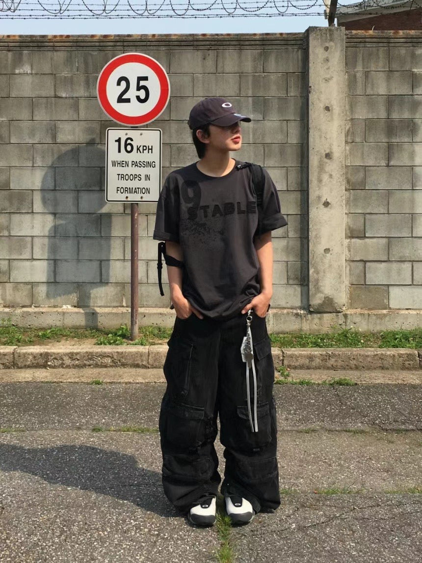 19 STABLE 潑墨短袖TEE［ 3 COLOURS ］