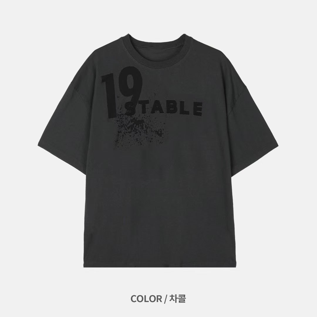 19 STABLE 潑墨短袖TEE［ 3 COLOURS ］