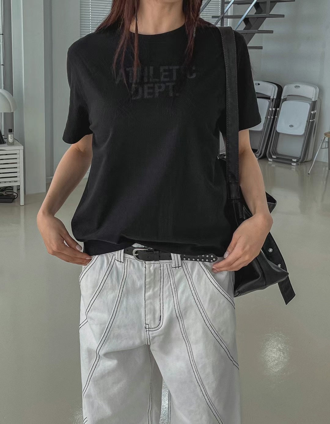 ATHLETIC修身短袖TEE［ 3 COLOURS ］