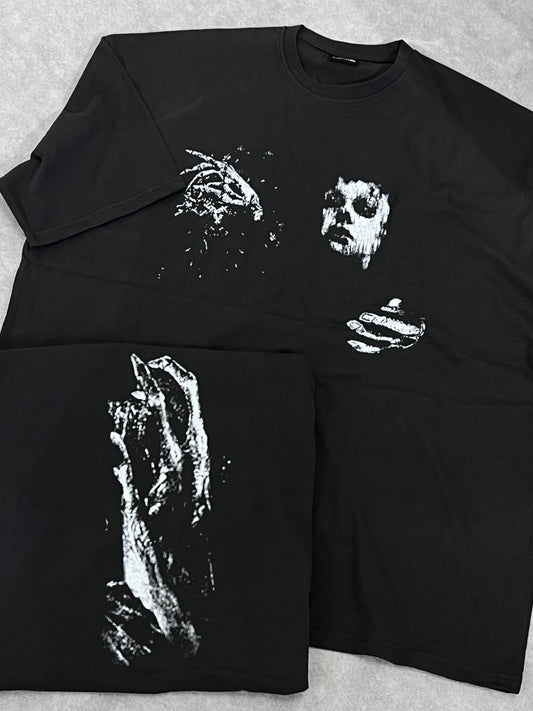 DEATH IN JUNE 人像OVER SIZE短袖TEE