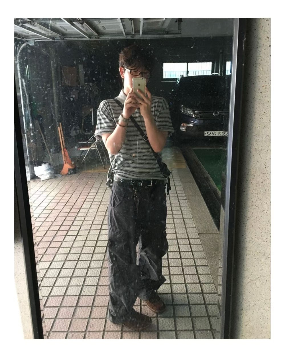 短版橫間短袖POLO衫［ 4 COLOURS ]