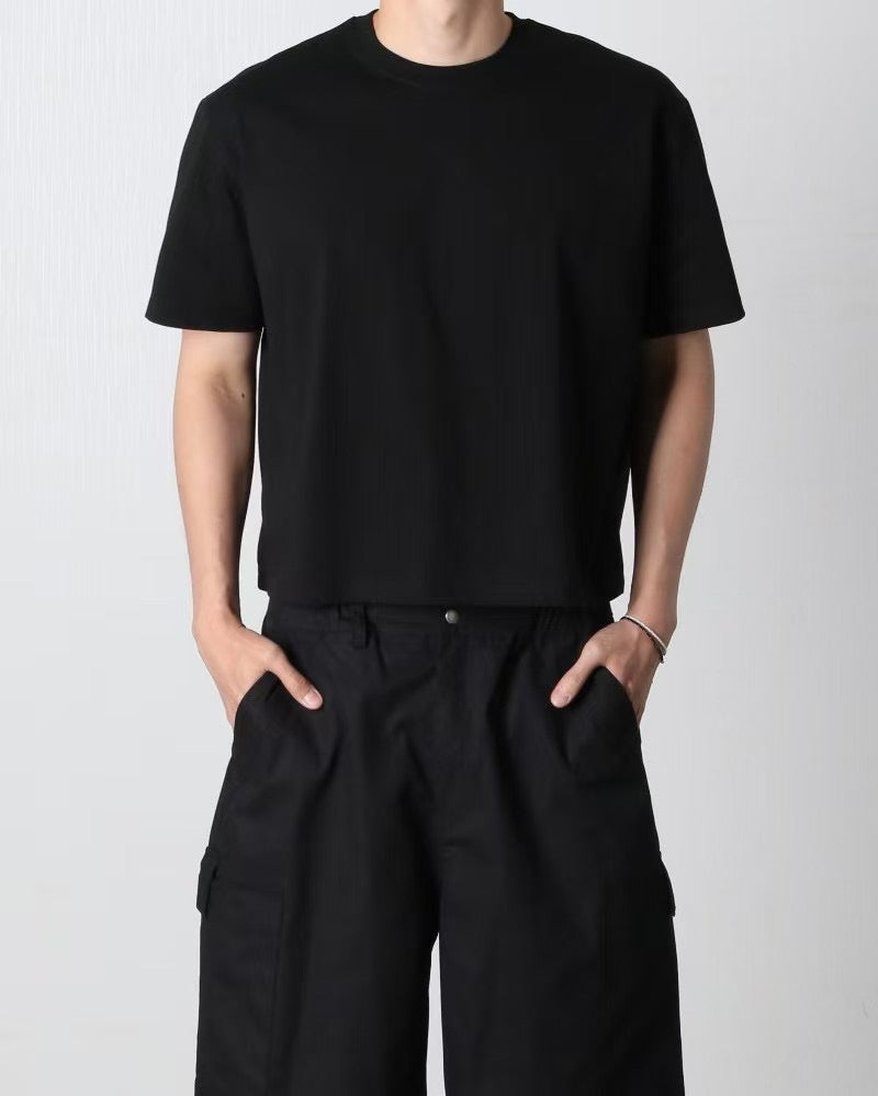 62CM 寬鬆純色短袖TEE [ 3 COLOURS ]