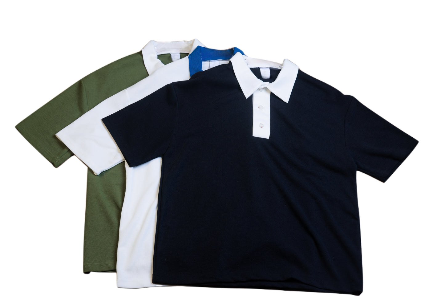 拼色OVER SIZE POLO [ 3 COLOUR ]